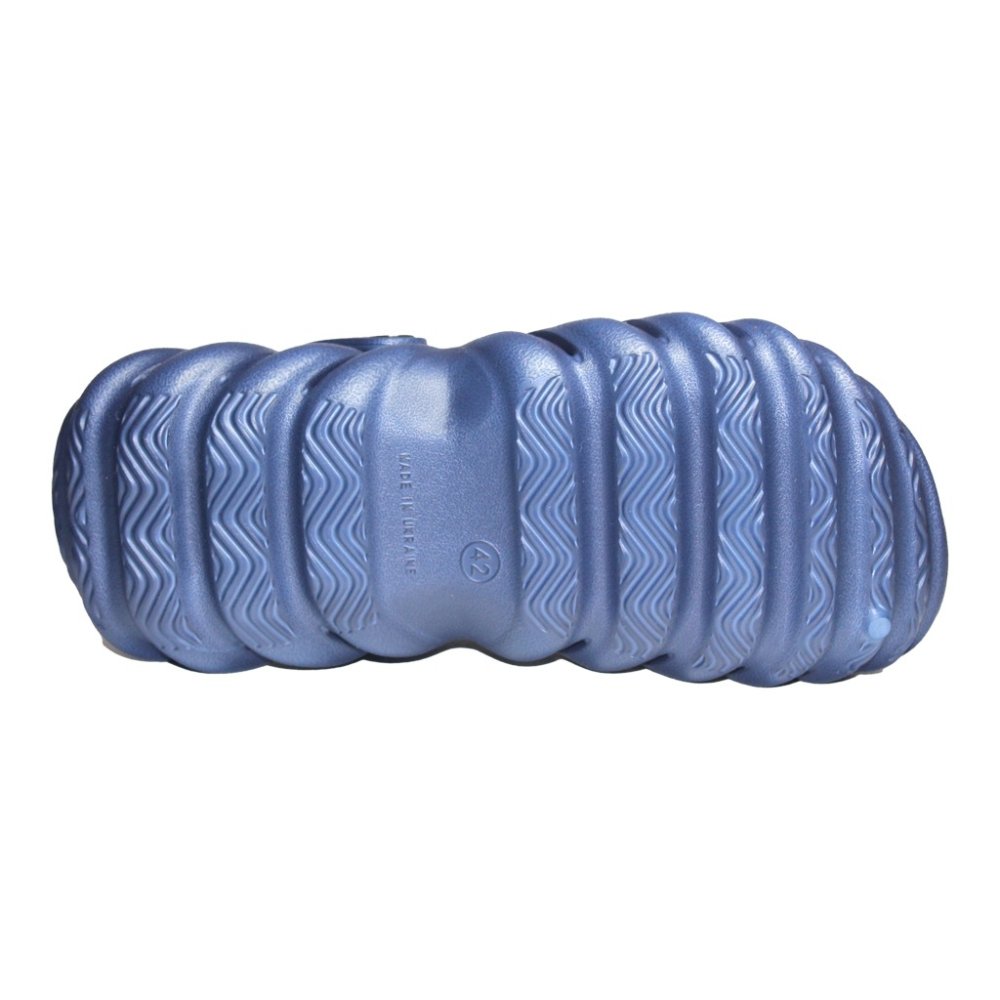 Saboti medicali profesionali tip crocs bleumarin din spuma EVA - model barbati, cu detalii aplicate Saboti medicali profesionali tip crocs bleumarin din spuma EVA - model barbati, cu detalii aplicate