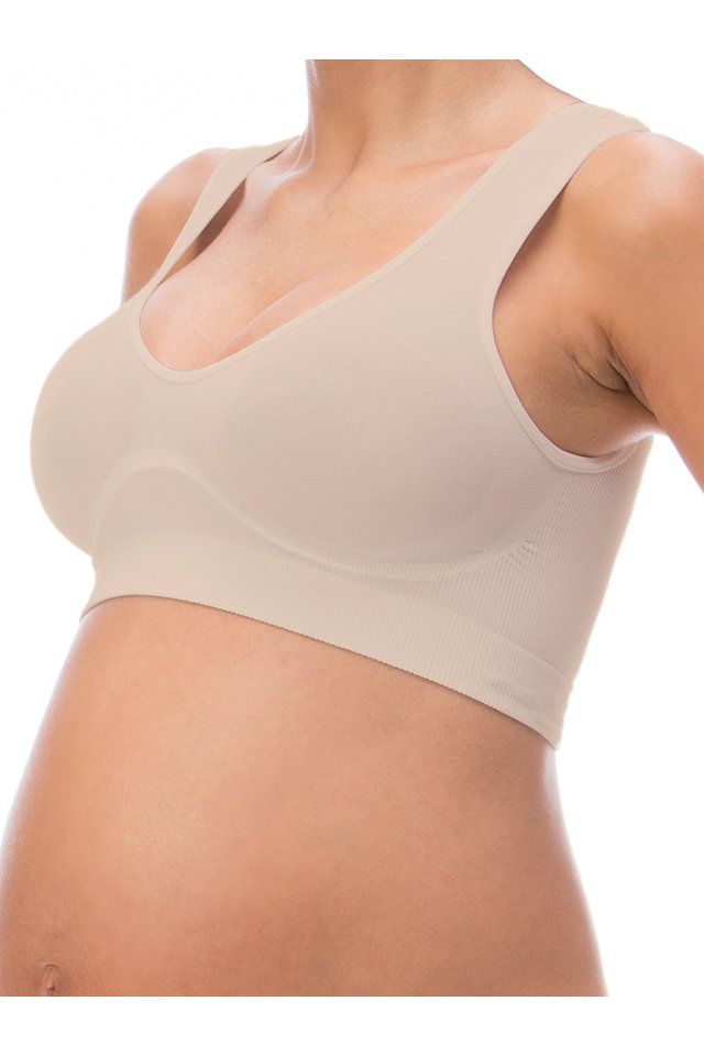 Sutien cu sustinere pentru gravide 5310, Bej Doctor in Uniforma