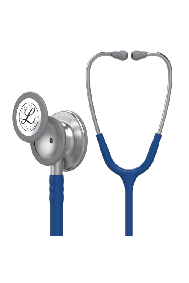 Stetoscop 3M Littmann albastru cu argintiu, Classic III Doctor in uniforma