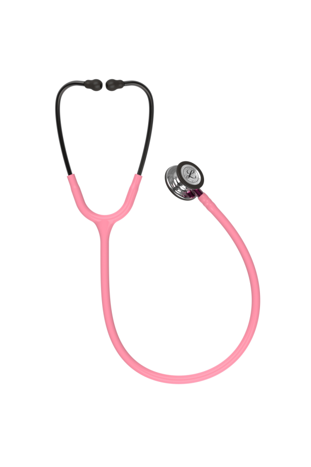 Stetoscop 3M Littmann roz pudrat cu negru, Classic III Doctor in uniforma