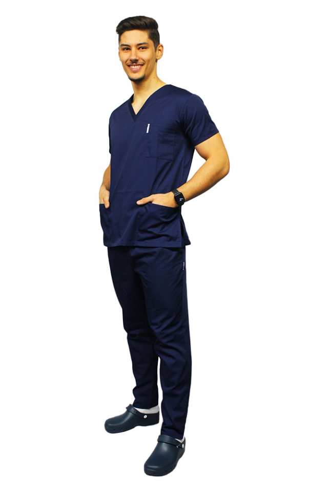 Costum medical bleumarin unisex