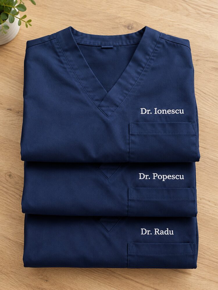 Broderie personalizata Doctor in Uniforma