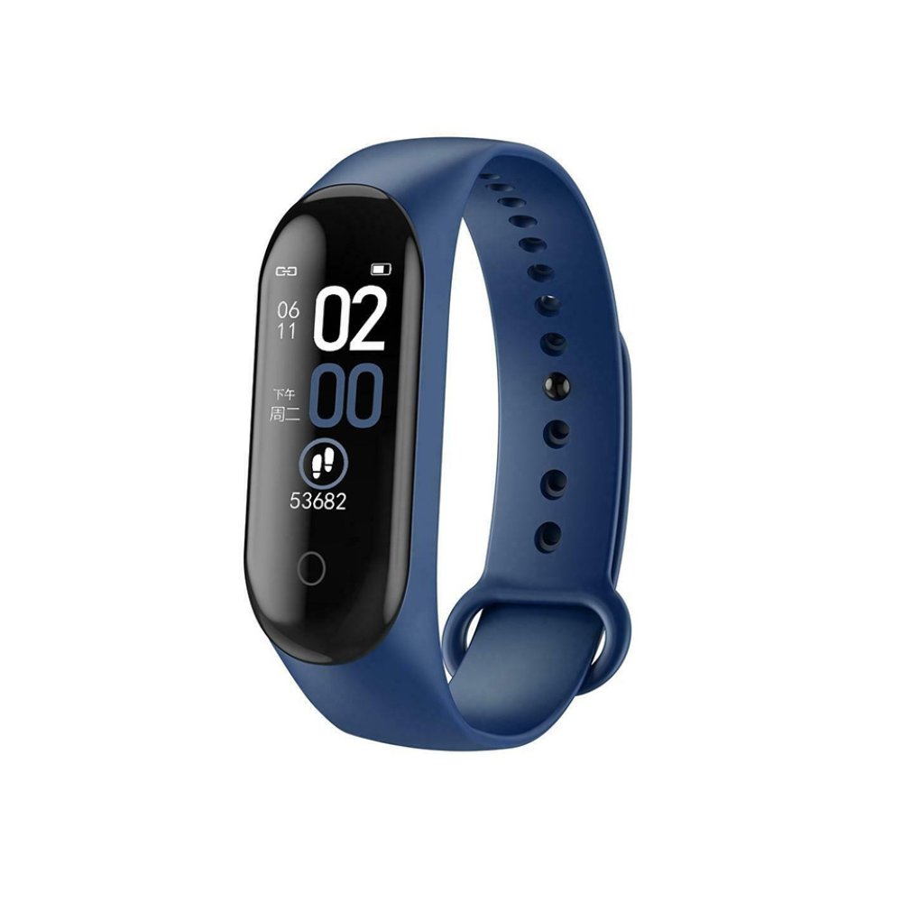 Bratara Fitness Navy Doctor in uniforma, Ecran 0.96" inch, Bluetooth 4.2, Monitorizare Puls, Tensiune, Temperatura, Oxigen, Calitate Somn
