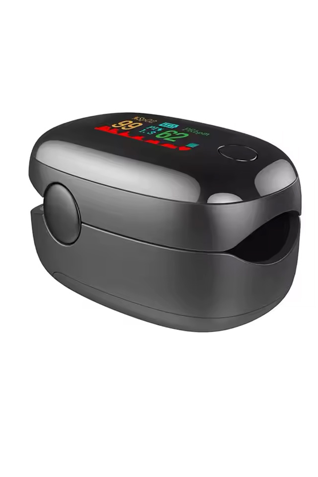 Pulsoximetru Digital, Protectie Silicon, Functie Auto-OFF, Masurare Rapida a Oxigenului din Sange si Pulsului