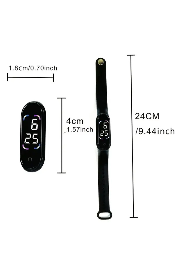 Bratara Fitness Negru Doctor in uniforma, Ecran 0.96" inch, Bluetooth 4.2, Monitorizare Puls, Tensiune, Temperatura, Oxigen, Calitate Somn
