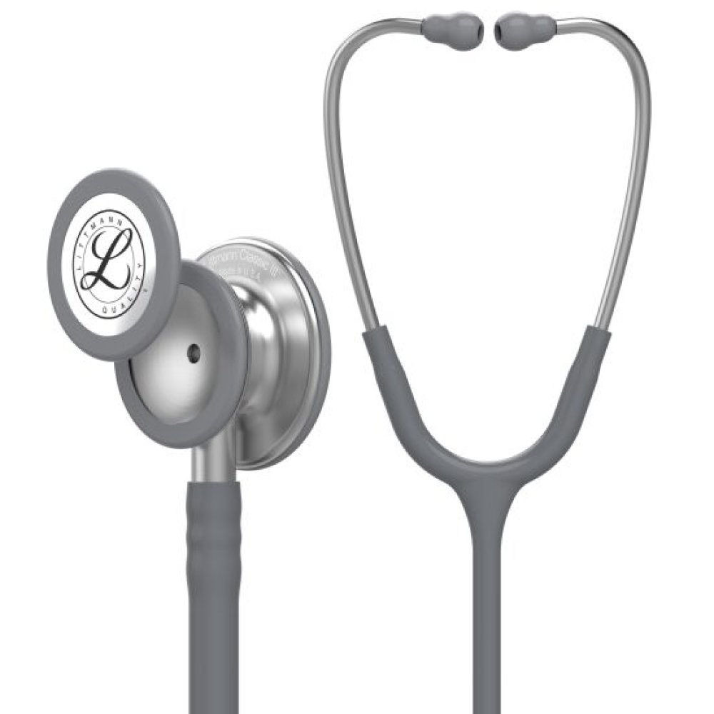 Stetoscop 3M Littmann gri, Classic III Doctor in uniforma Stetoscop 3M Littmann gri, Classic III Doctor in uniforma