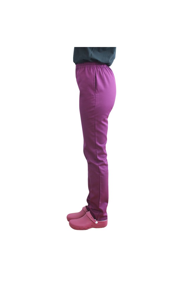 Pantaloni medicali visina cu elastic si doua buzunare laterale