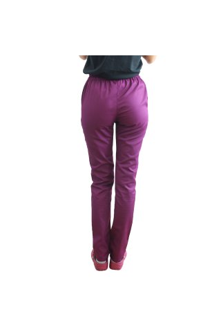 Pantaloni medicali visina cu elastic si doua buzunare laterale