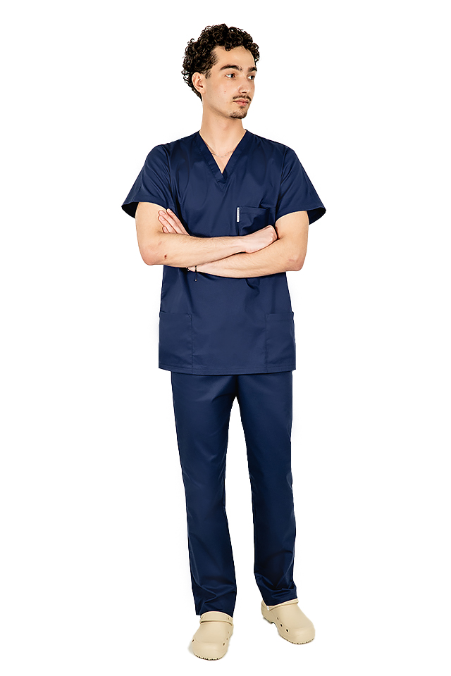 Costum medical bleumarin unisex