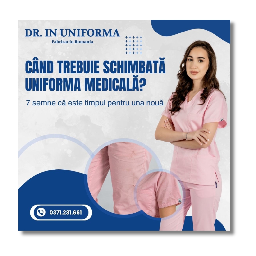 Când trebuie schimbată uniforma medicală? 7 semne că este timpul pentru una nouă