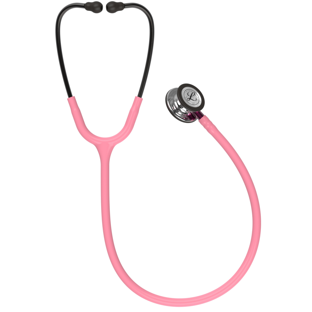 Stetoscop 3M Littmann roz pudrat cu negru, Classic III Doctor in uniforma 2