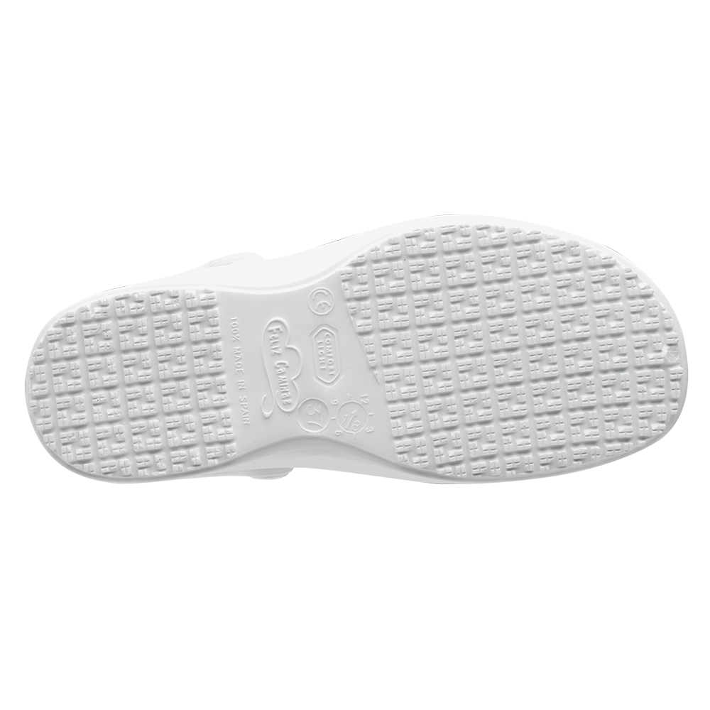 Saboti medicali Flotantes Evolution albi antibacterieni unisex 2