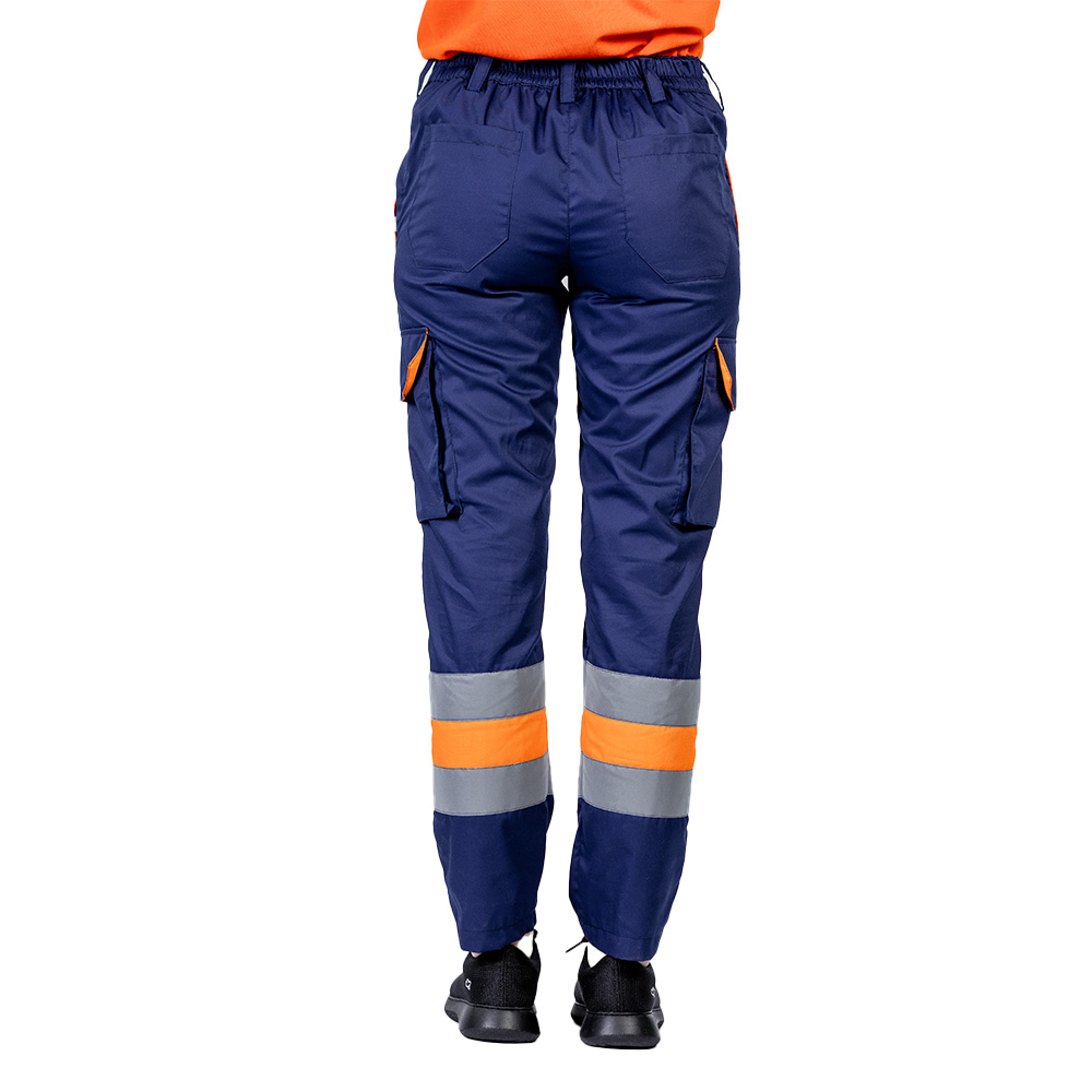 Pantaloni model AMBULANTA ,model dama, cu benzi reflectorizante, elastic si patru buzunare laterale 2