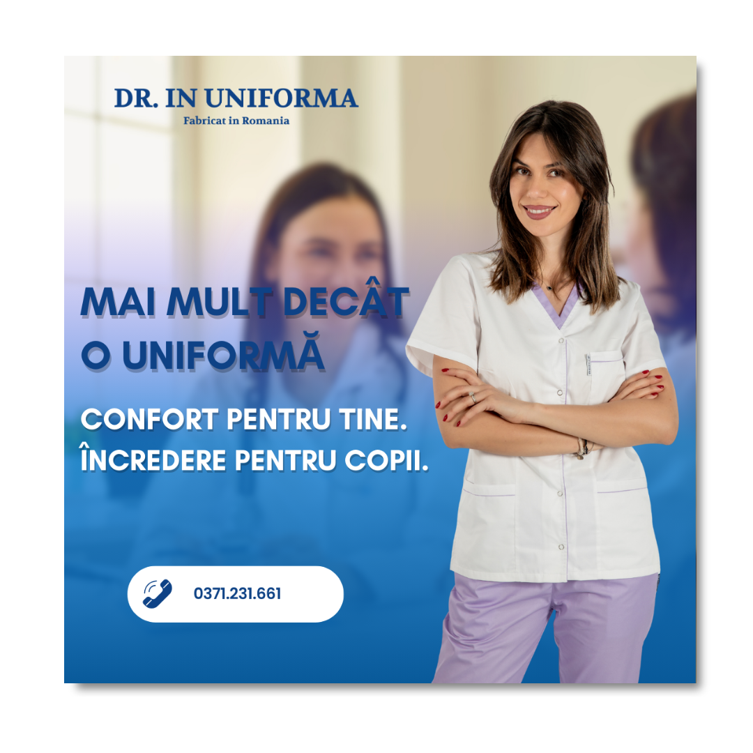 Îmbrăcămintea medicală potrivită pentru pediatrie – confort, siguranță și încredere