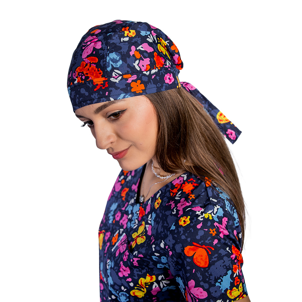 Boneta Butterfly, unisex, marime universala, cu prindere tip snur la spate 2