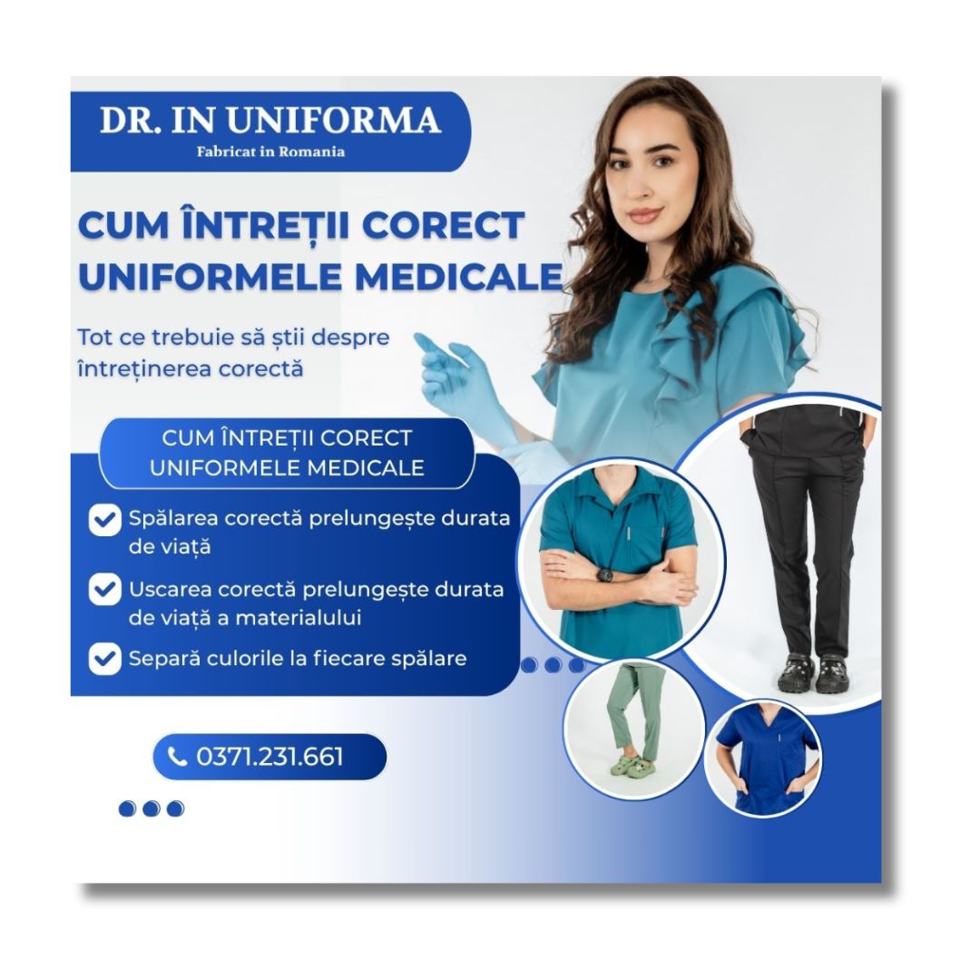 Cum întreții corect uniformele medicale pentru a rezista mai mult