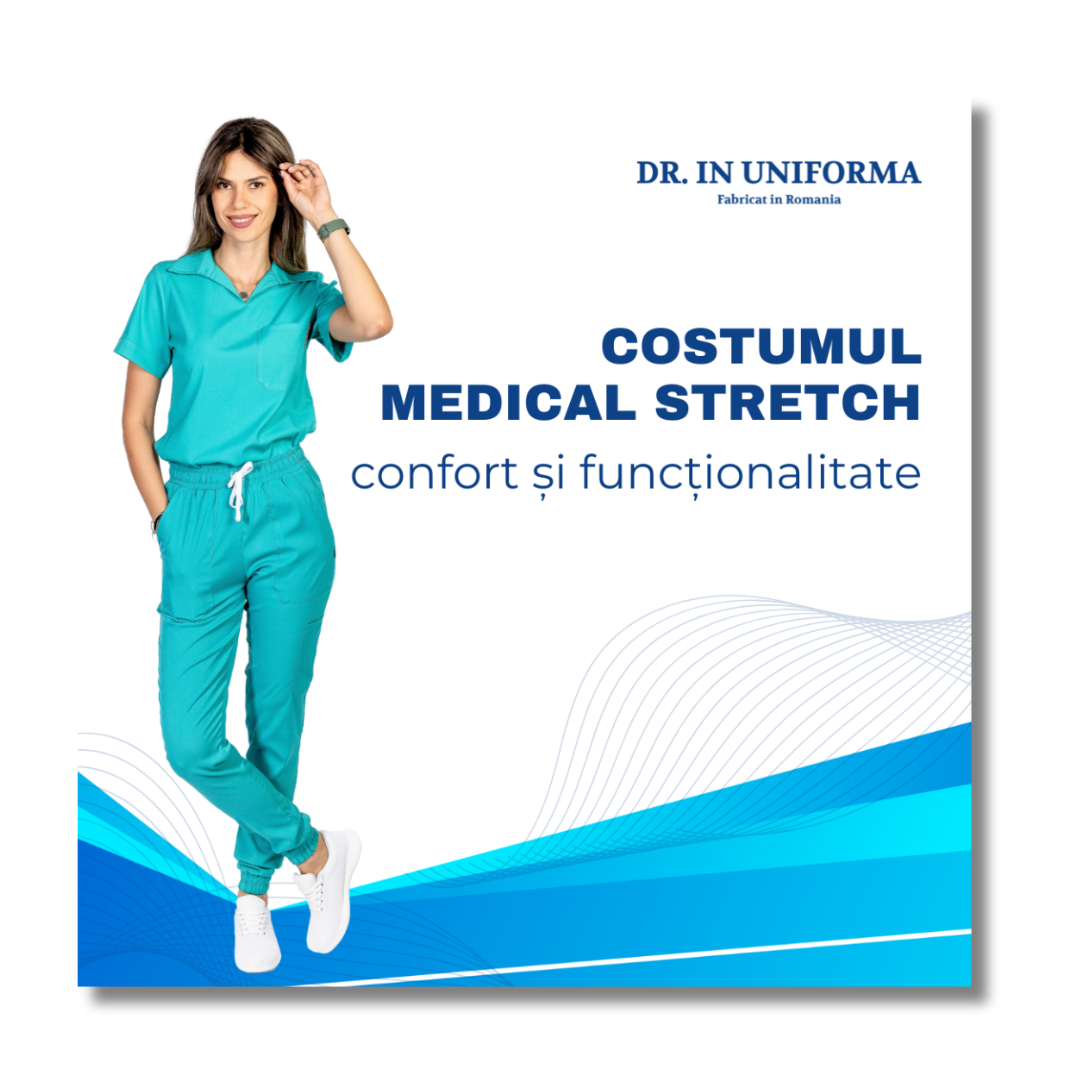 Costumul medical stretch – alegerea ideală pentru confort și funcționalitate