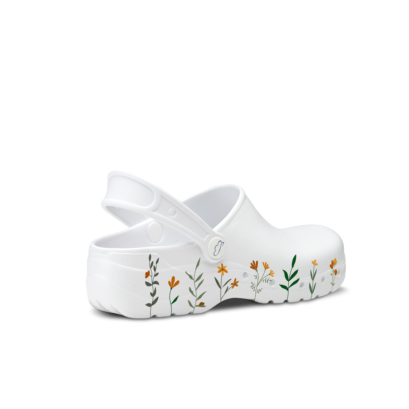 Saboti medicali Flotantes Spring albi antibacterieni unisex 5
