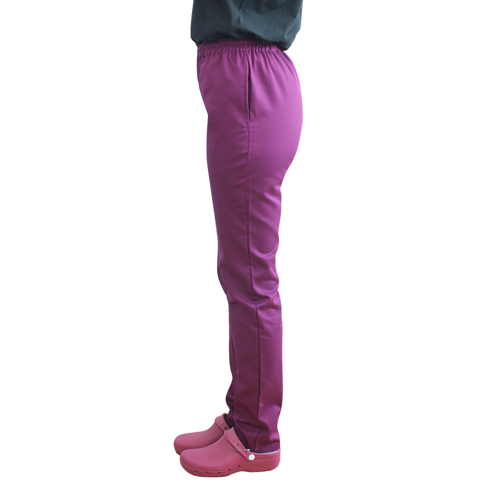 Pantaloni medicali visina cu elastic si doua buzunare laterale 3